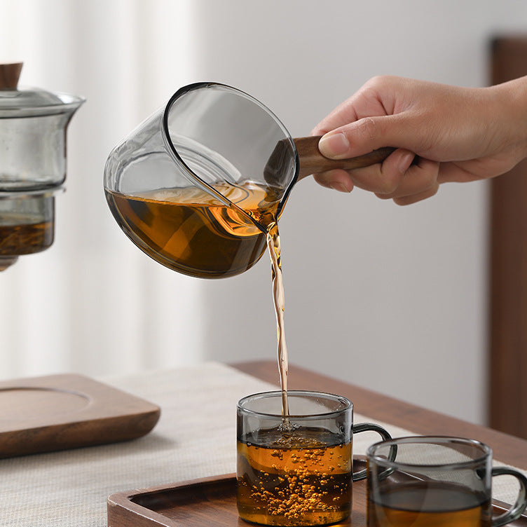 Magnetic Inner Glass Tea Pot | Tea-Water Separation Lazy Tea Set | Flexible and Convenient Tea Brewing Tool