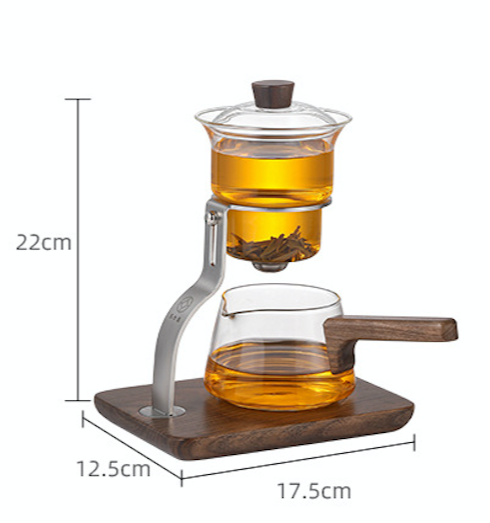 Magnetic Inner Glass Tea Pot | Tea-Water Separation Lazy Tea Set | Flexible and Convenient Tea Brewing Tool